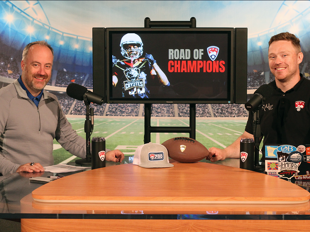 Road of Champions TV show set with hosts